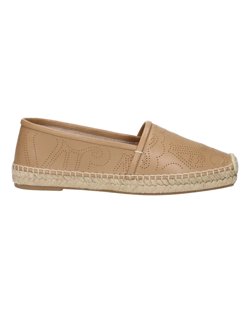 Max Mara Damens Espadrillas Braun/Wüstenleder -