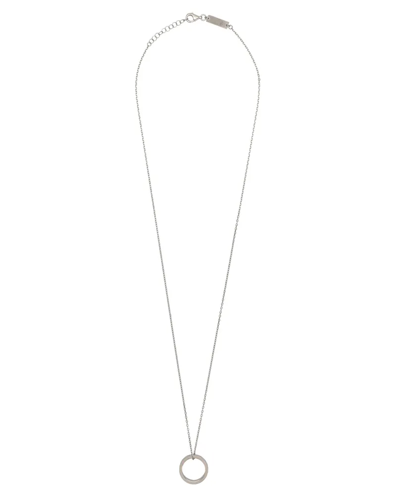 Maison Margiela Logo Halskette Silver