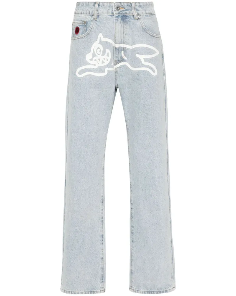 ICECREAM Running Dog Denim Jeans Clear