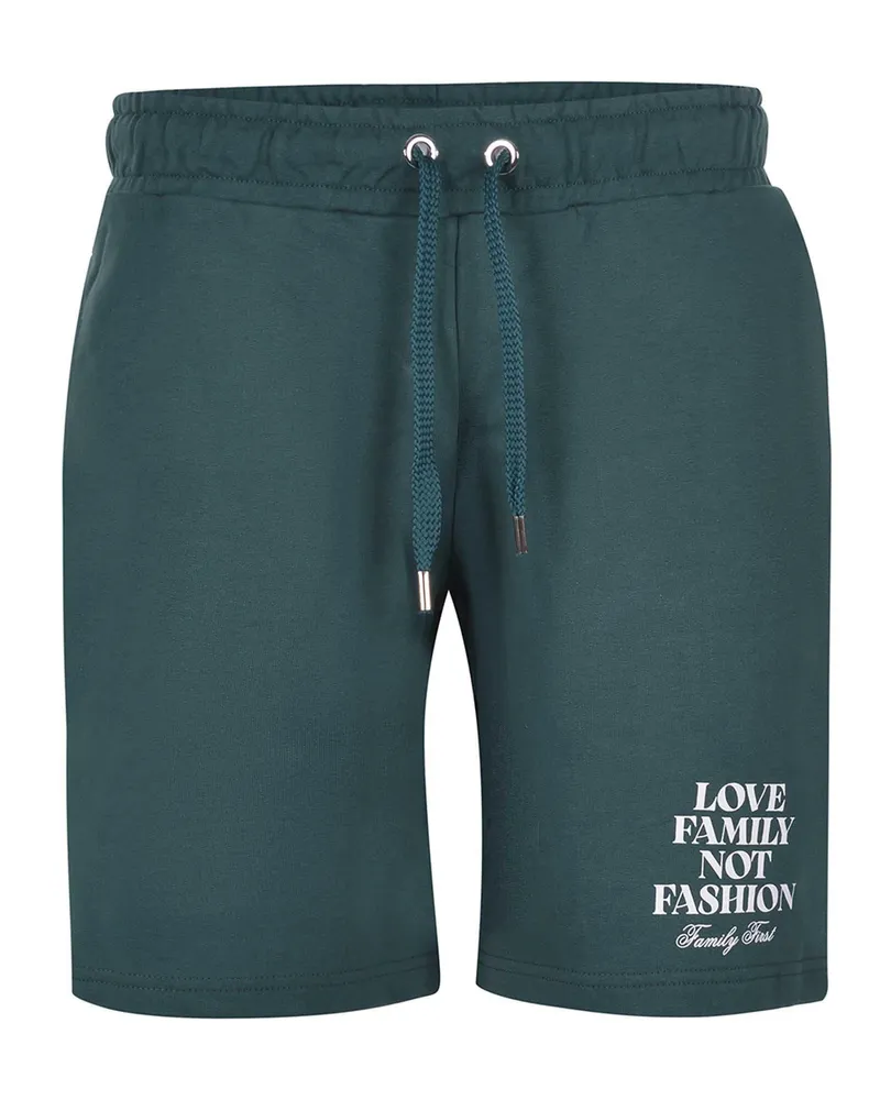 Family First Familien erste Shorts aus Baumwolle Green