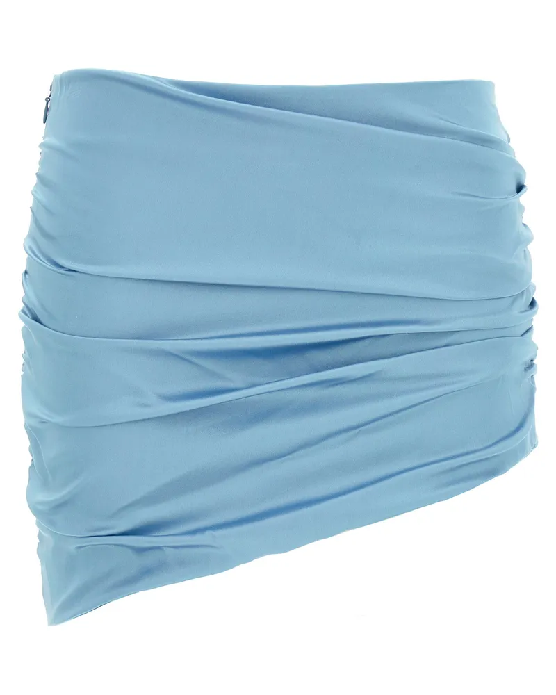 Alessandra Rich Satin Minirock Light