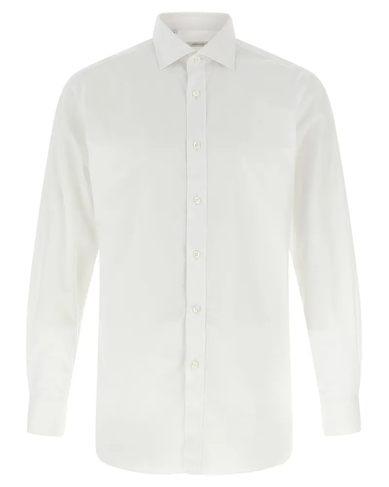 Brioni Trevi Mark' Hemd White