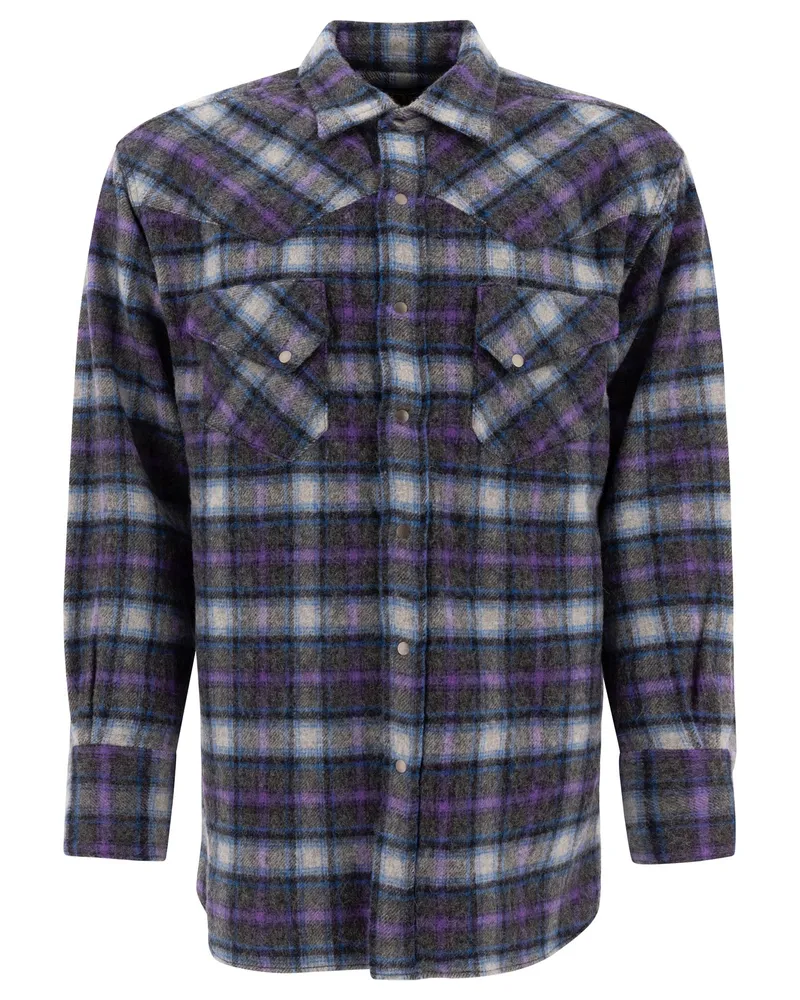 Beams Plus Balken plus Hemden Purple