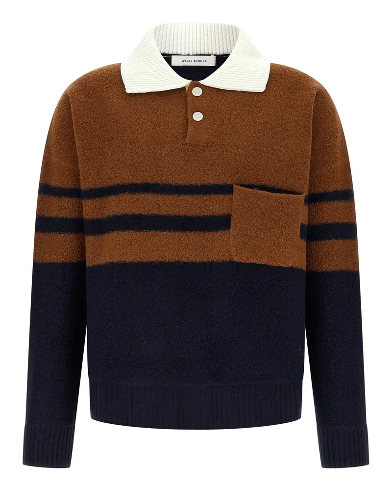 Wales Bonner ruhiges" Poloshirt Multicolor