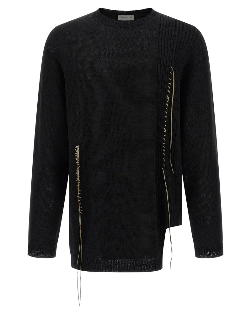 Yohji Yamamoto Stickpullover Black