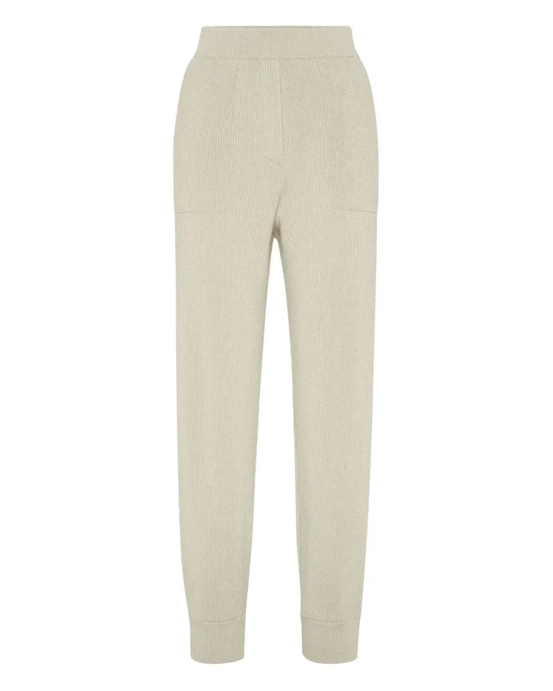 Brunello Cucinelli Kaschmirhose Beige