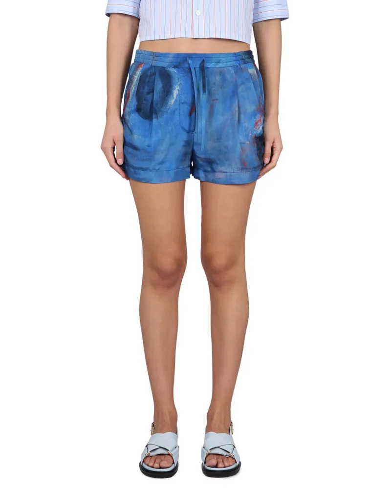 Marni Short in Seide Multicolour
