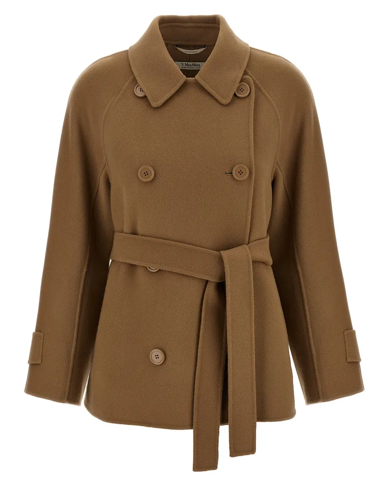 Max Mara Louis' kurzer Mantel Beige
