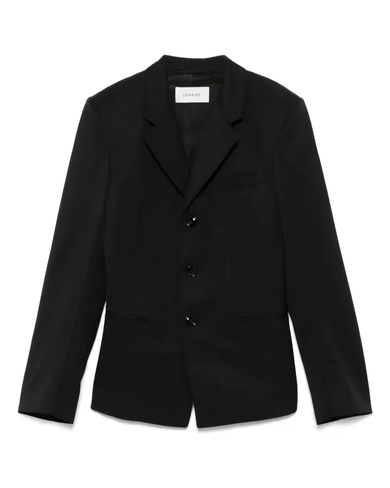 Christophe Lemaire Single Breastted Mitte Blazer Black