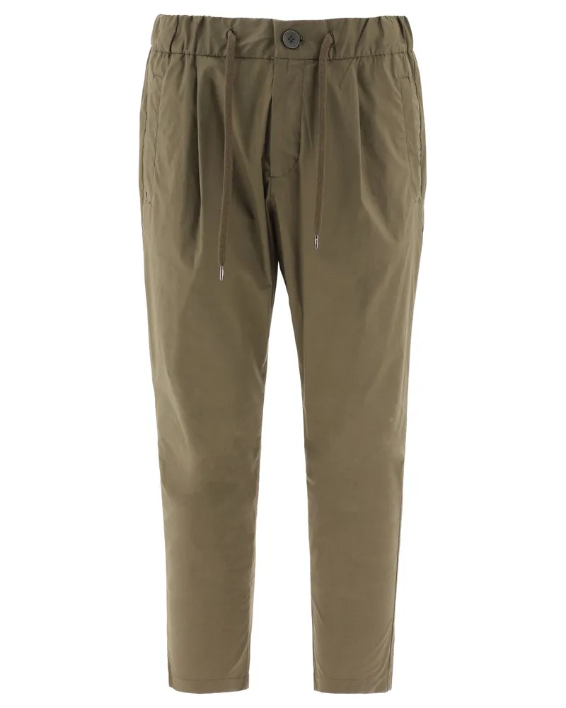 Herno Baumwoll-Stretchhose Green