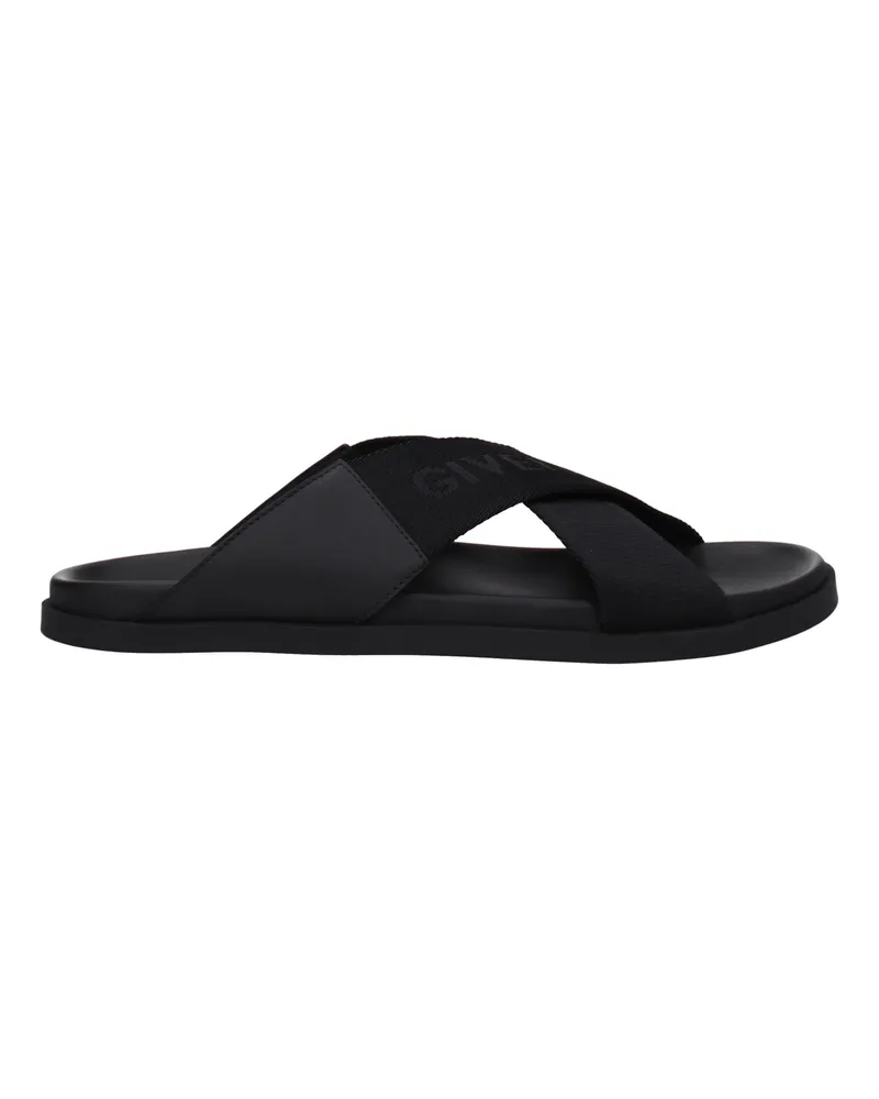 Givenchy Pantoffeln und Hufe Männer Stoff schwarz -