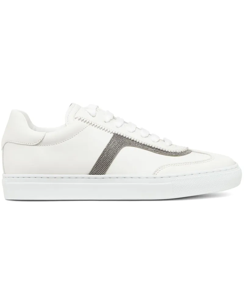 Brunello Cucinelli Leder -Sneaker White