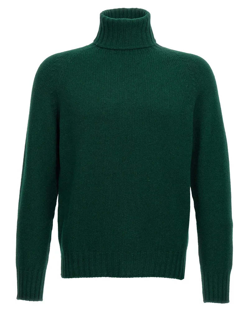 MA'RY'YA hoher Nackenpullover Green