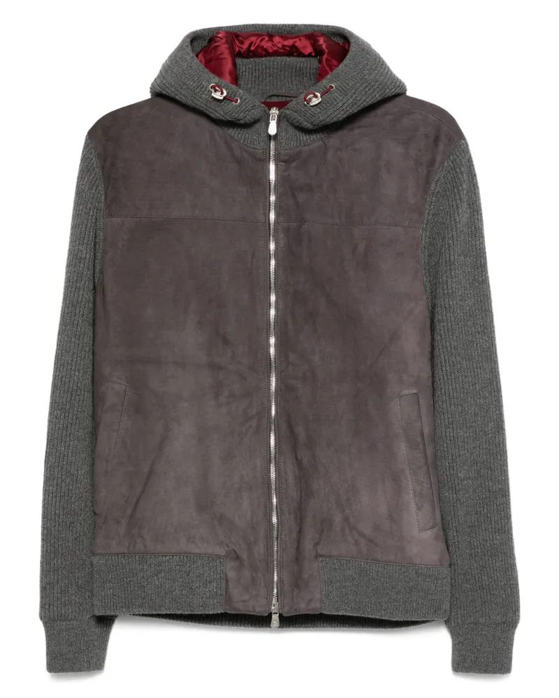 Brunello Cucinelli Mäntel grau Grey