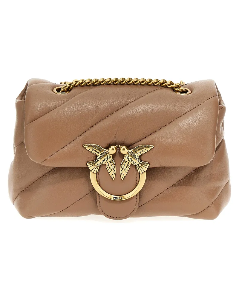 Pinko Love Mini Puff' Crossbody -Tasche Beige