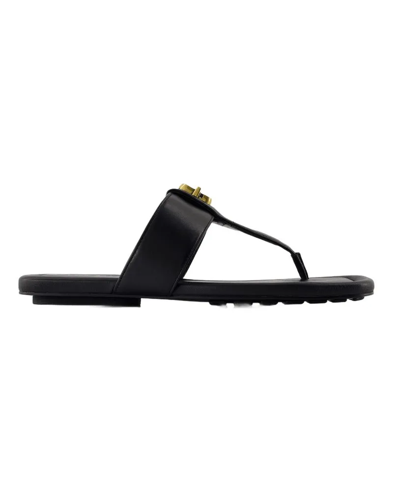 Marc Jacobs Die dualen T -Sandalen  Leder schwarz Black