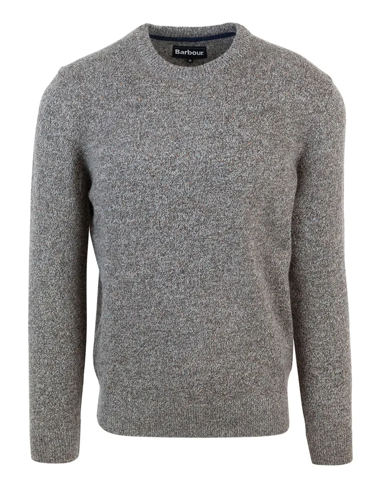 Barbour Maglione Grigio Barbour Essential Tisbury Grey