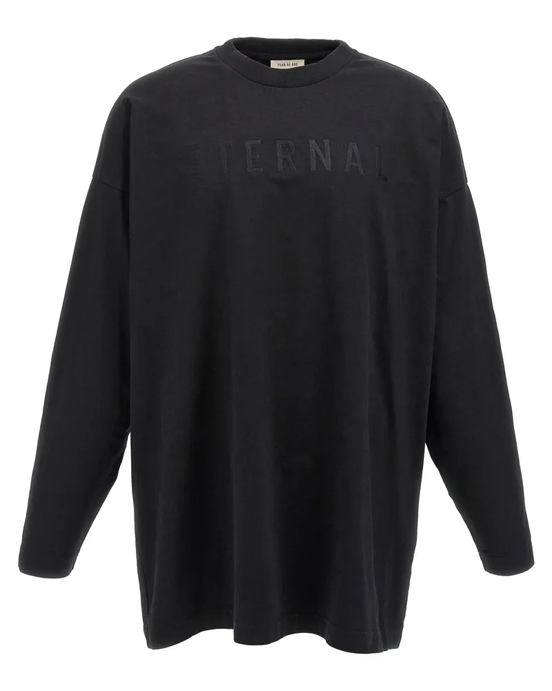 Fear of God Angst vor Gott 'ewiges' T -Shirt Black