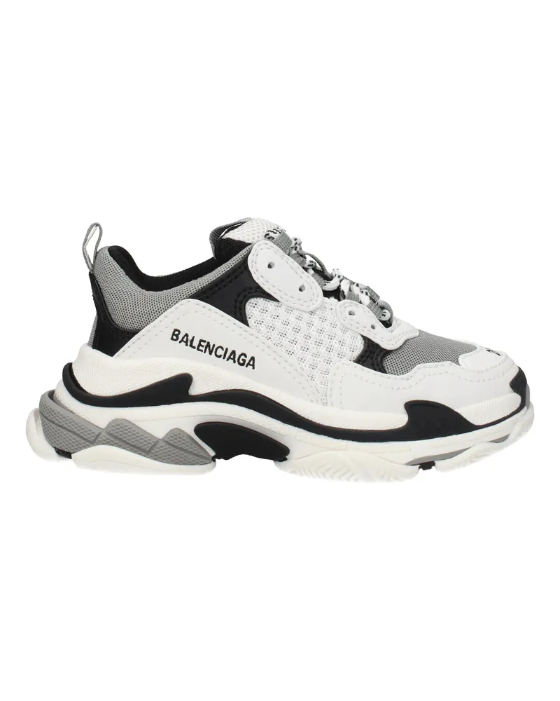 Balenciaga Geschenkideen Sneaker Kinder Mann Stoff weiß/schwarz -
