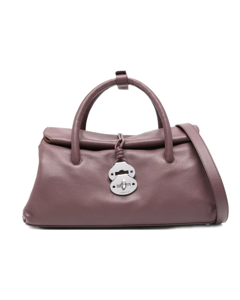 Zanellato Dotta Saeta kleine Lederhandtasche Red