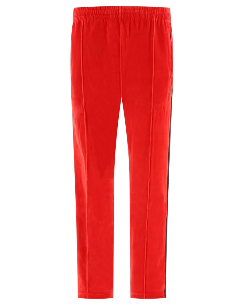 NEEDLES Nadeln Velours Trackhose Red