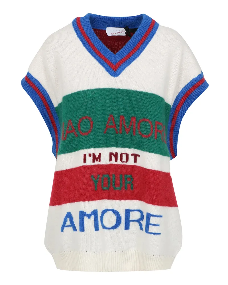 Giada Benincasa Jacken Weiß+Grün+Rot White+green+red