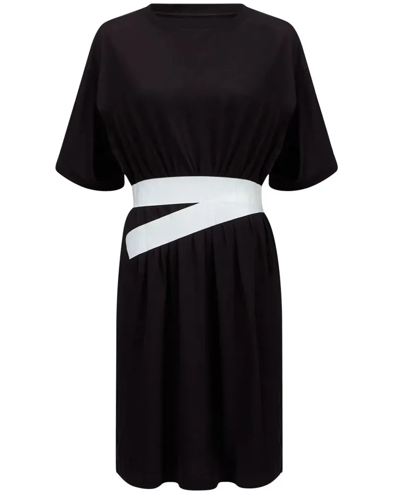 Maison Margiela Baumwoll -T -Shirt -Kleid mit Gürtel 900