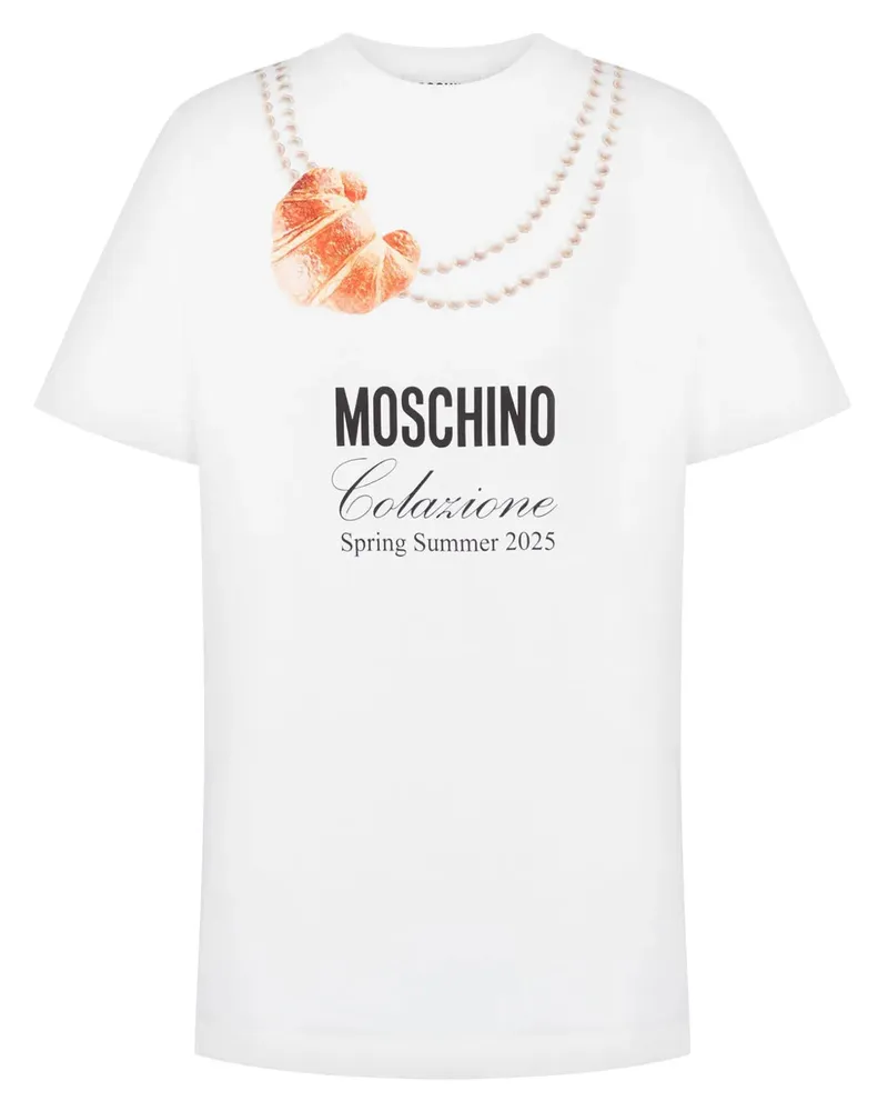 Moschino T -Shirt mit Druck 1001
