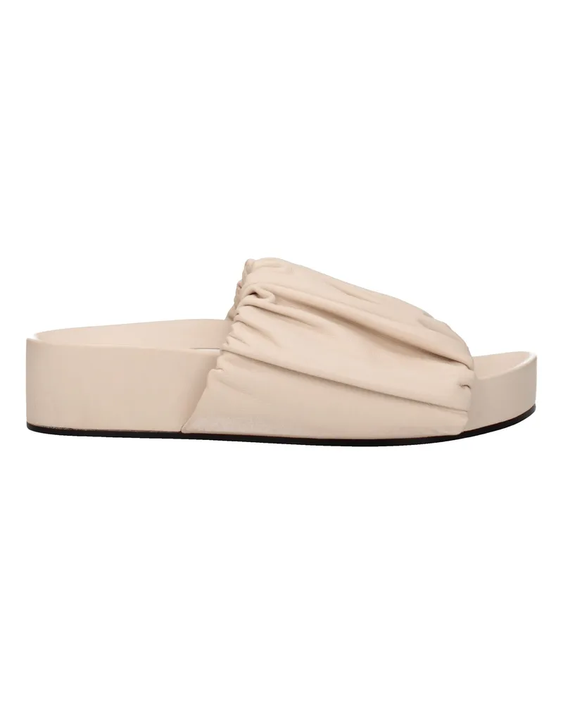 Jil Sander Loafer und Clogs Damens Leder Rosa/Puderrosa -