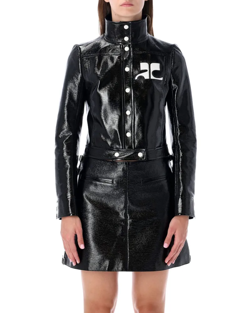 Courrèges Courrèges beschichtet schwarz Black