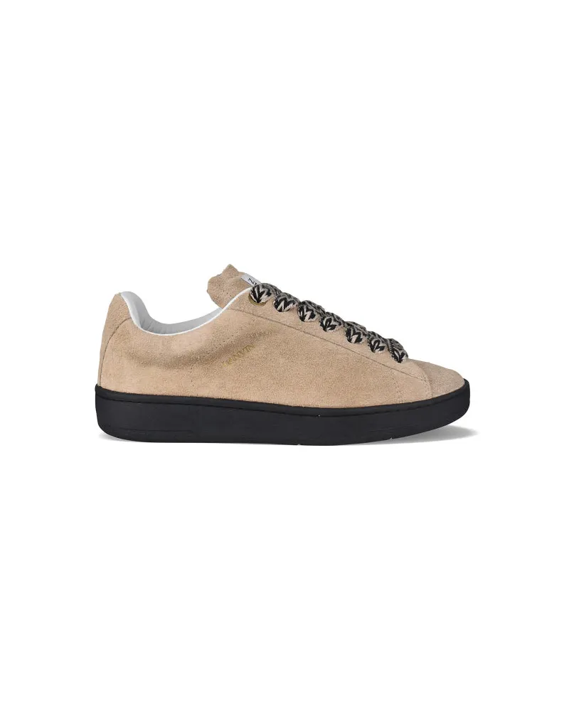 Lanvin Lite Curb Sneakers Nude