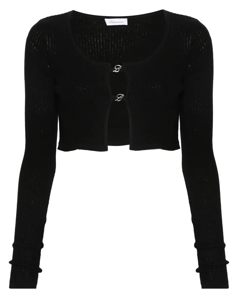 Blumarine Cardigan Monogramm B Pink