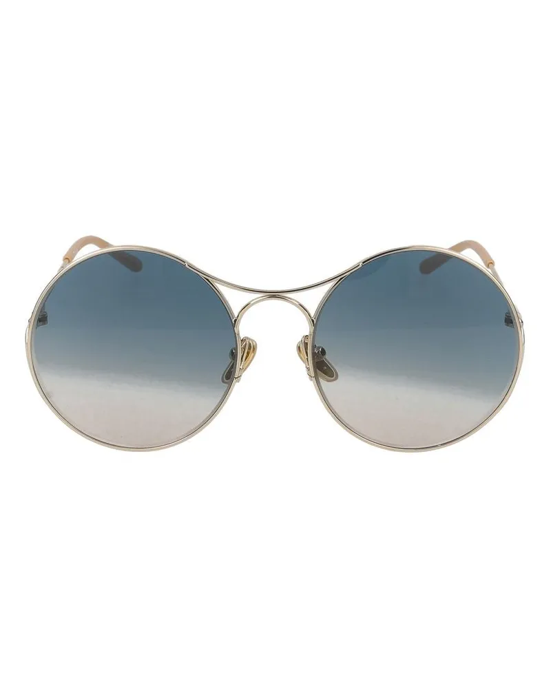 Chloé Sonnenbrille Chloé CH0166 S 002 Gold Gold Green /19 /135 002
