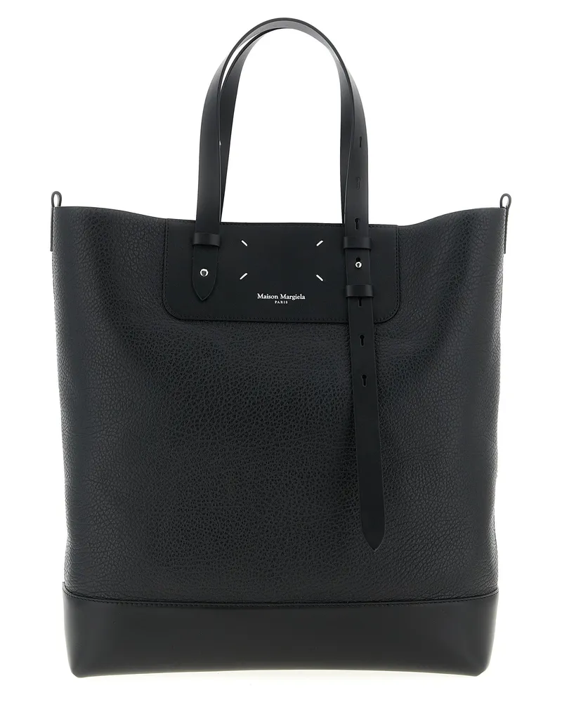 Maison Margiela Vertical“ Einkaufstasche Black