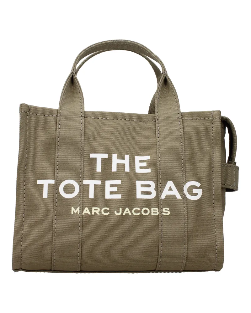 Marc Jacobs Handtaschen die Einkaufstasche Frauen Stoff grün/schiefer -