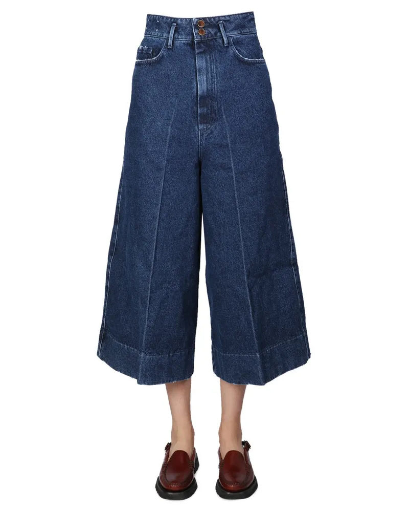 ALYSI Jeans weites Bein Denim