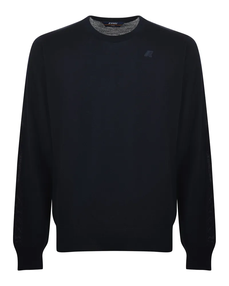 K-Way Wollpullover Blue