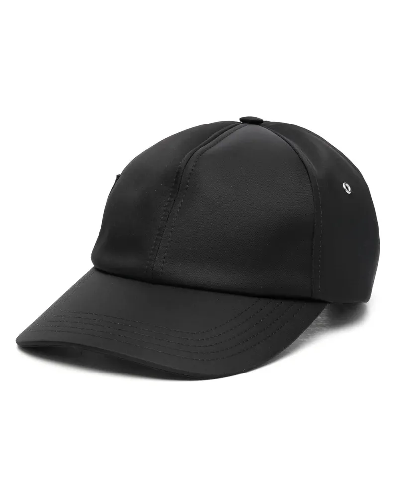 Jacquemus la Casquette Ovalie Baseballkappe Black