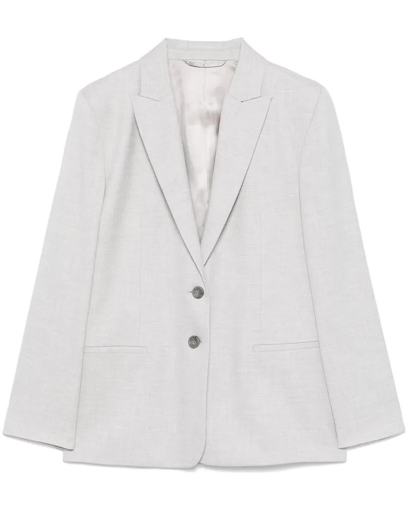 Calvin Klein Flanell Blazer Grey