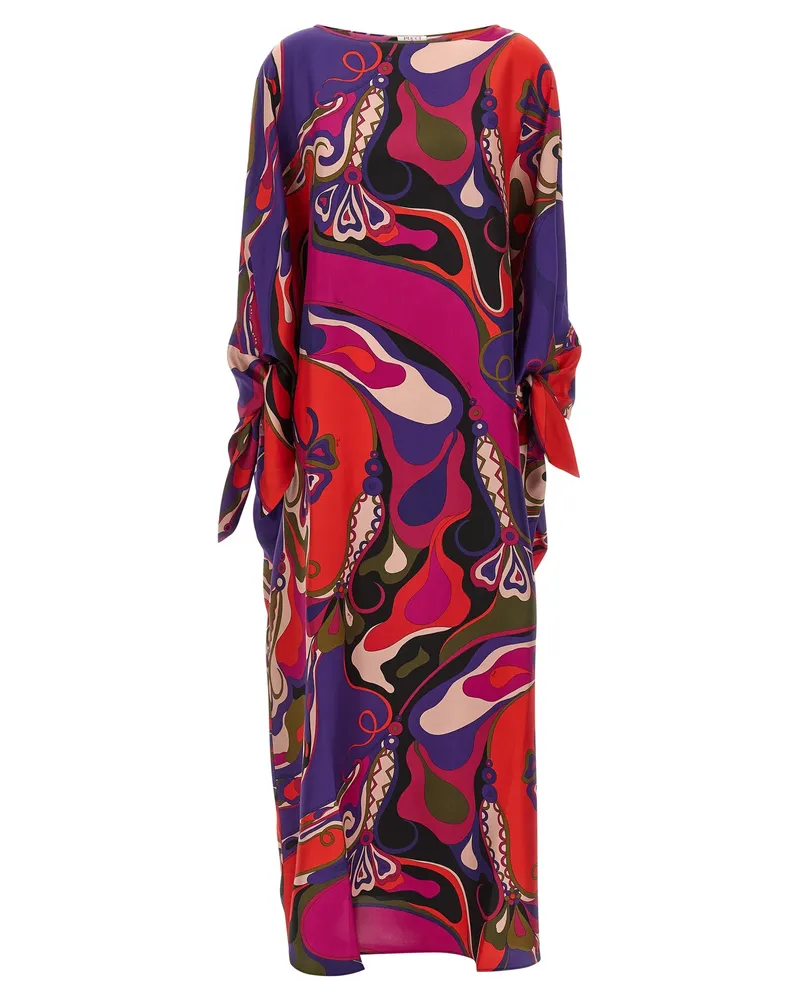 Emilio Pucci Orchidee“-Kaftan Multicolor