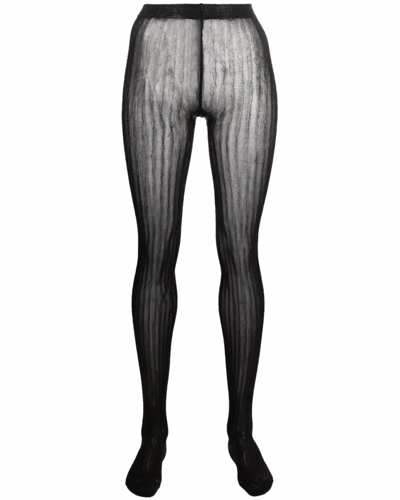 Prada Strumpfhosen und Socken Damen Metallic Fiber Schwarz -