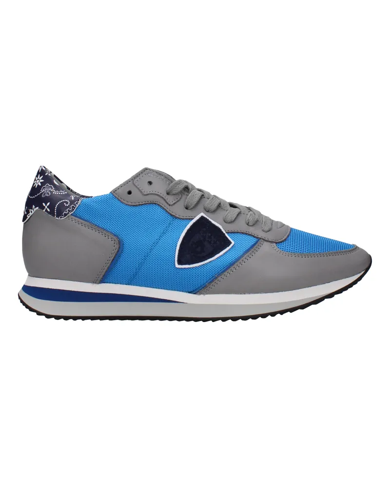 Philippe Model Sneakers TRPX Herren Stoff blau/grau -