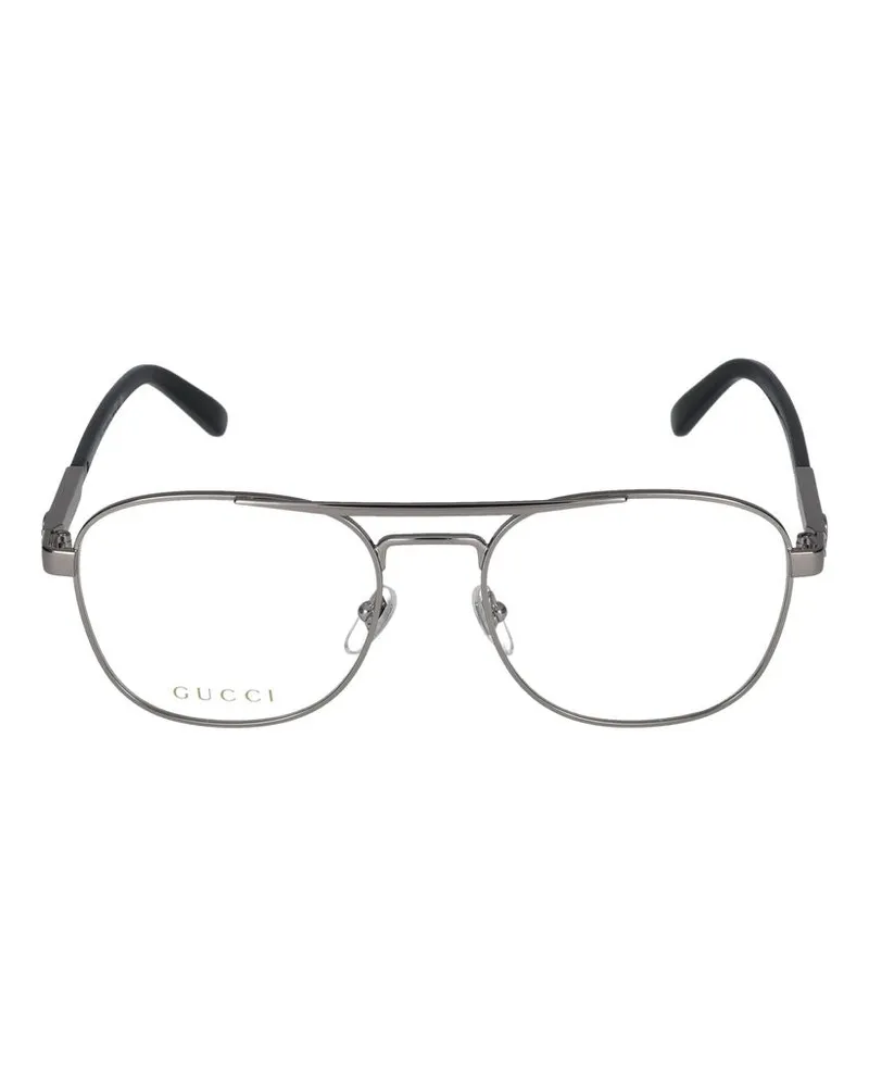 Gucci Sonnenbrille  GG1290 O 001 Ruthenium Schwarz transparent /18/12 001
