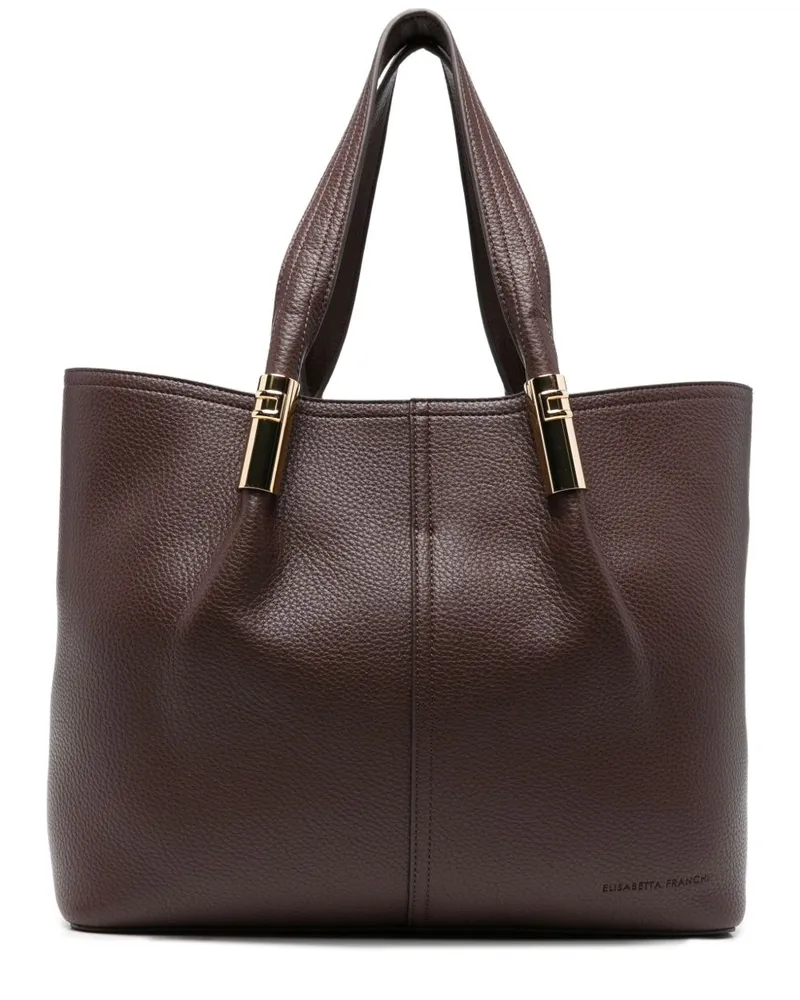 Elisabetta Franchi Einkaufstasche Brown