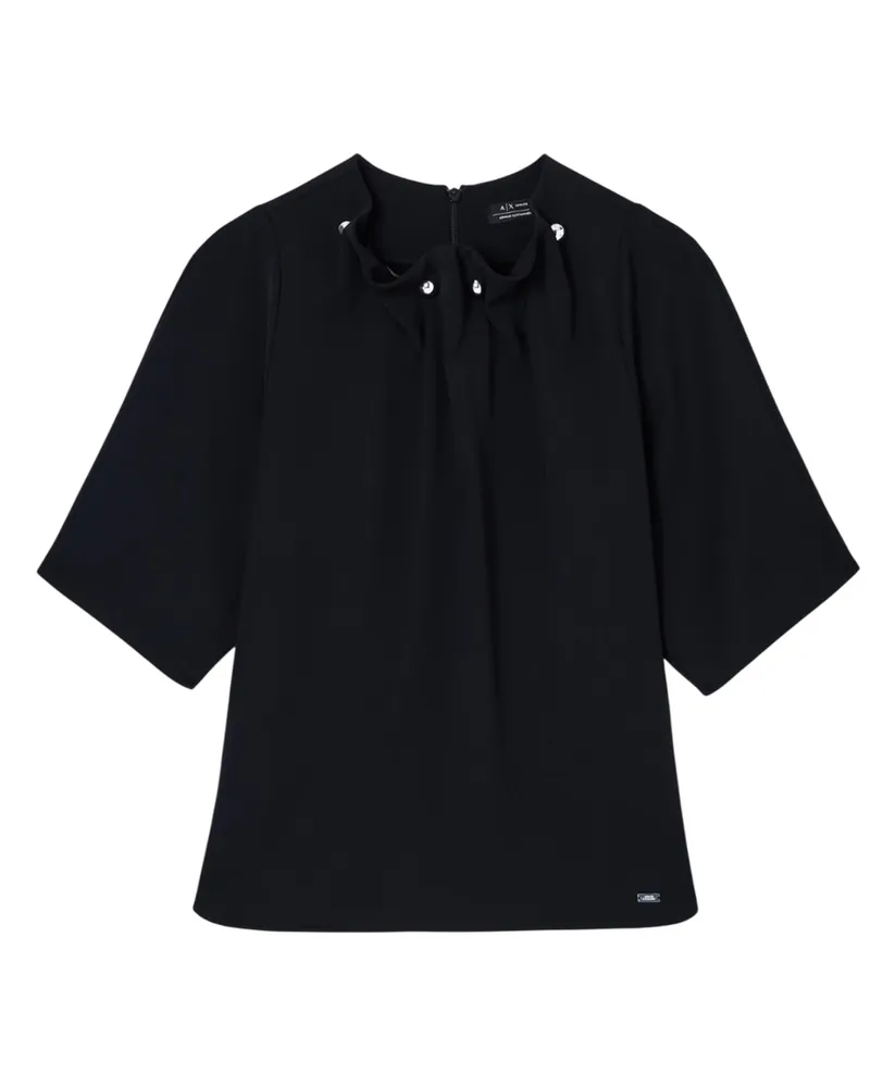 Armani Exchange Hemden Schwarz Black