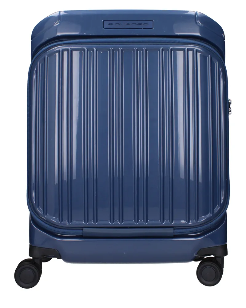 Piquadro 41l Trolley für Herren, Polycarbonat, Blau -