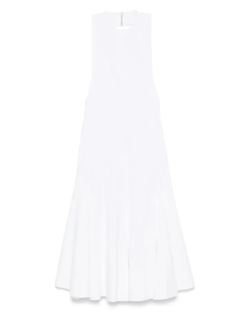 Jacquemus la Robe Favola Midi Kleid White