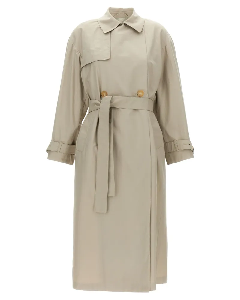 Max Mara Max Mara der Würfel 'Strench' Trench Coat Gray
