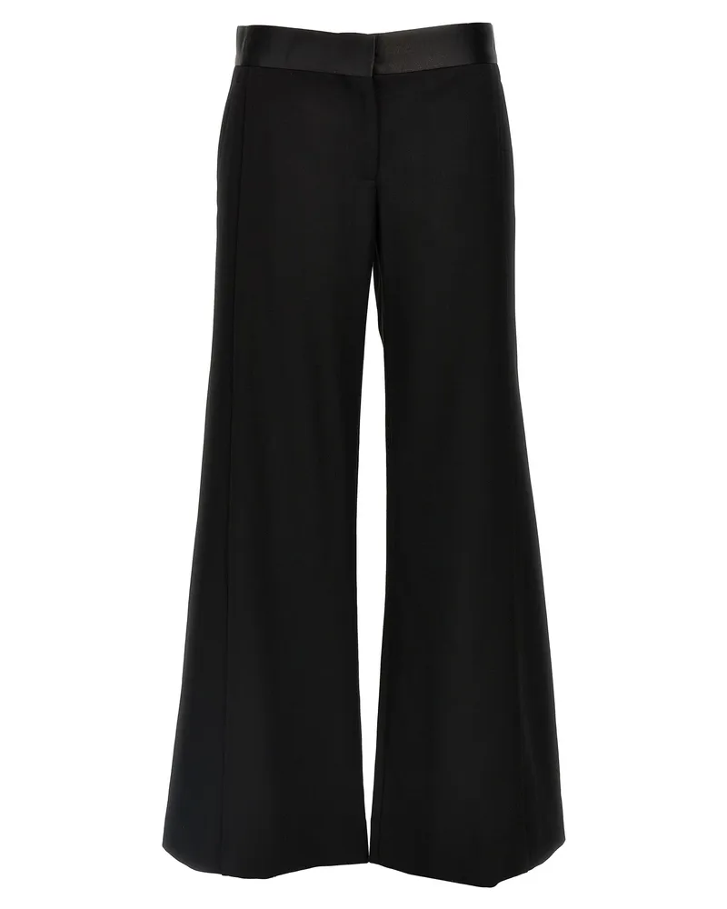 Victoria Beckham Side Panel' Hosen Black