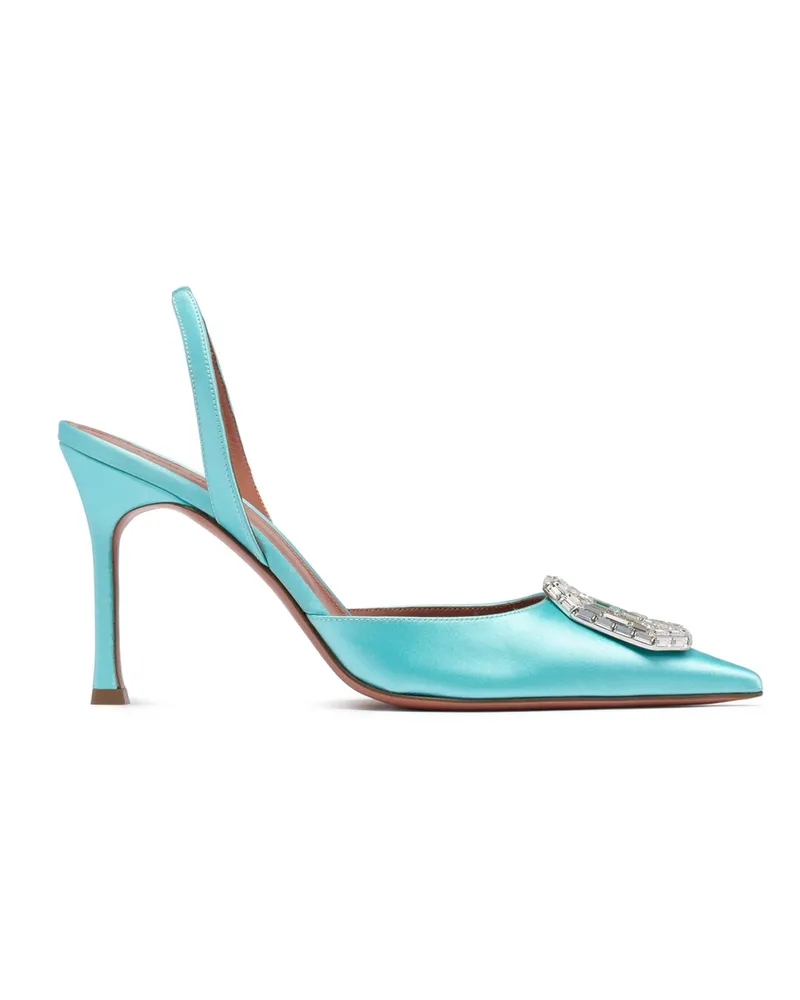 Amina Muaddi Amina Mu i Camelia Pumps Grün